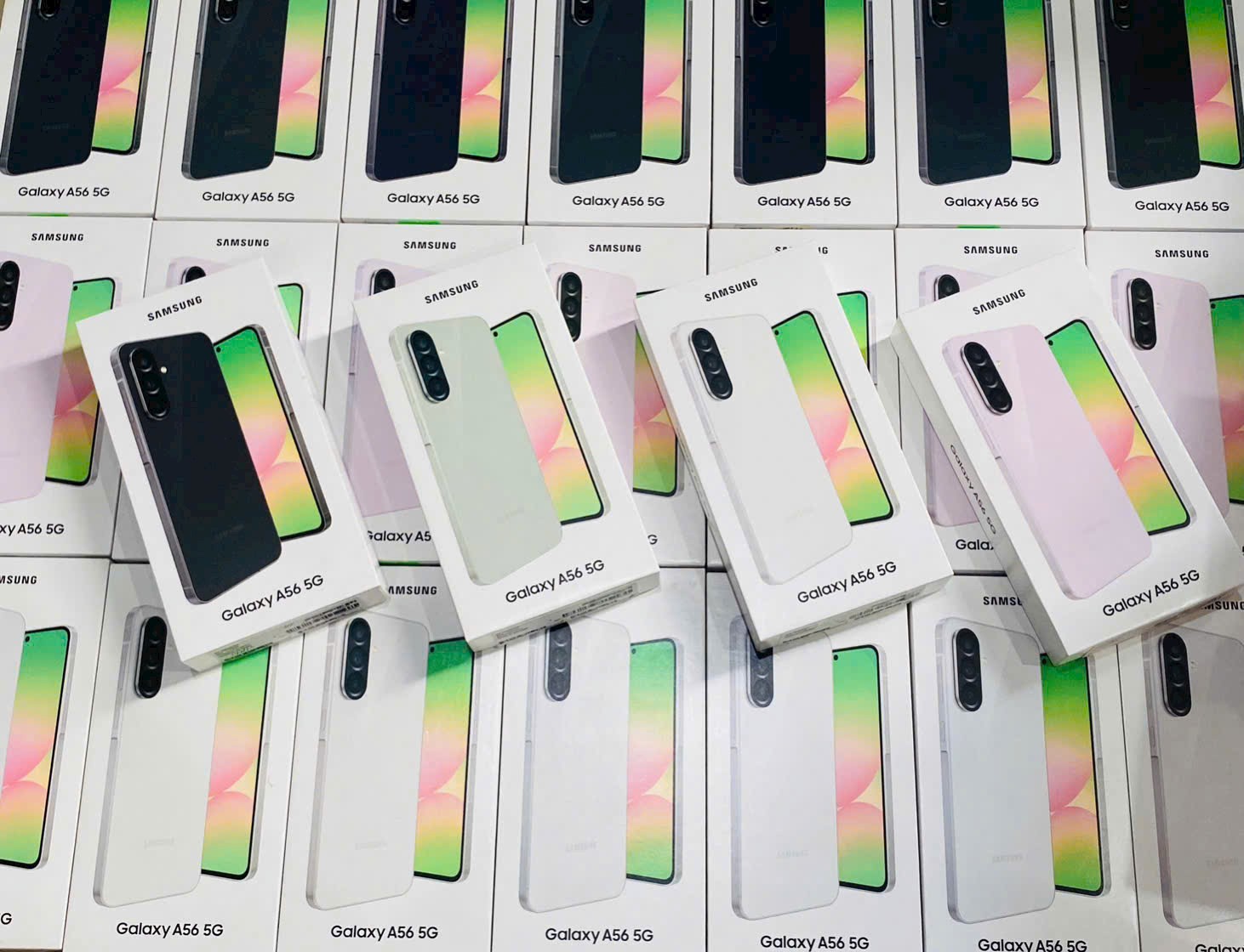 Samsung galaxy A56 5G RAM 8 bộ nhớ 128 GB (vàng+700)