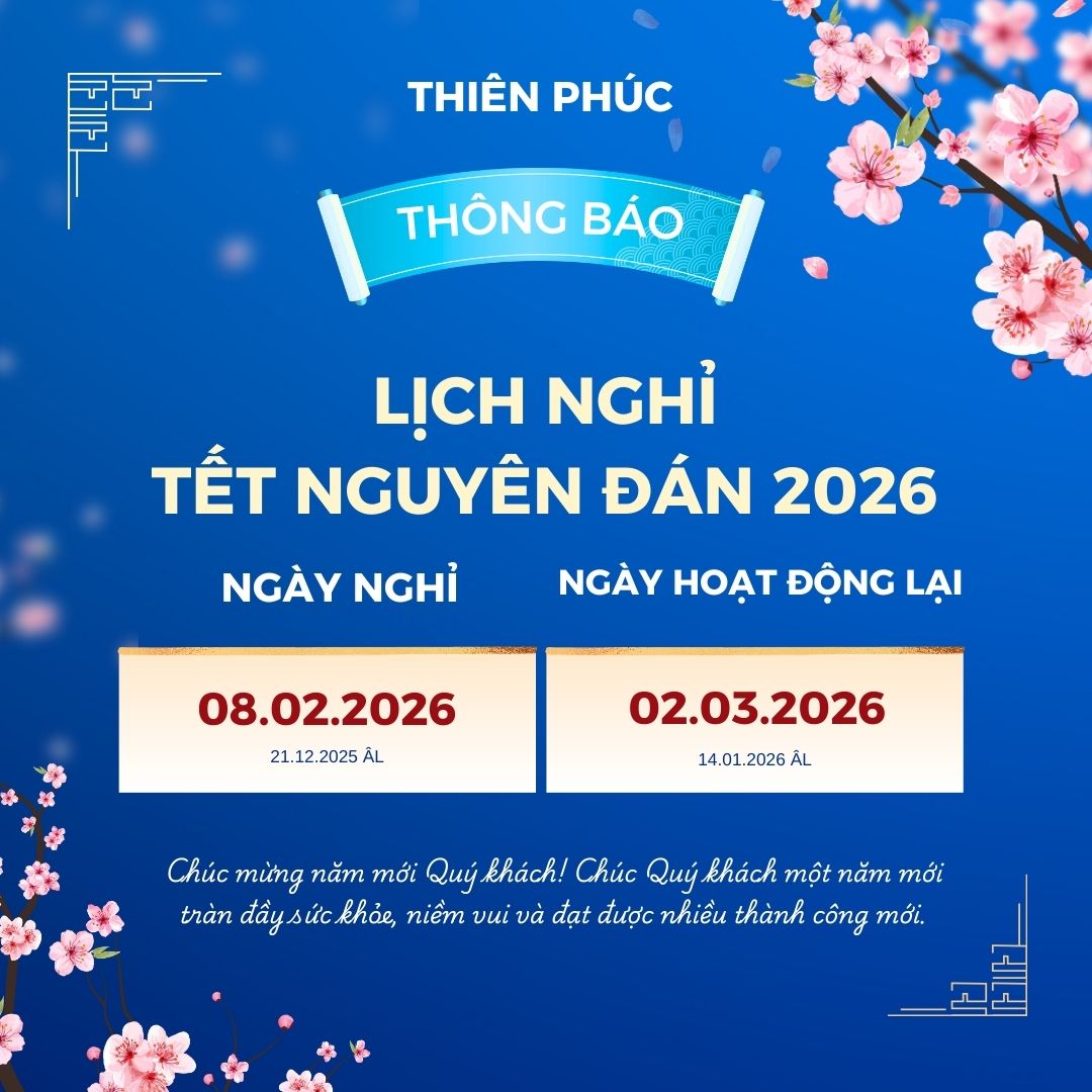 THÔNG BÁO NGHĨ TẾT từ 8-02-2026