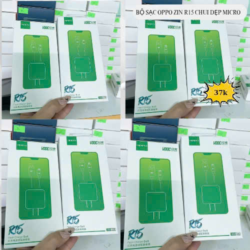 BỘ SẠC OPPO ZIN R15 CHUI DẸP MICRO
