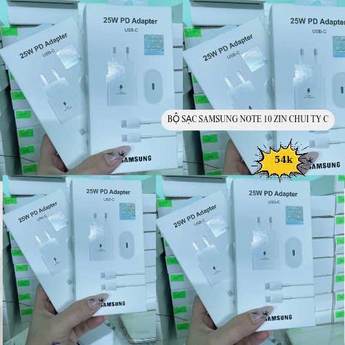 BỘ SẠC SAMSUNG NOTE 10 ZIN CHUI TY C